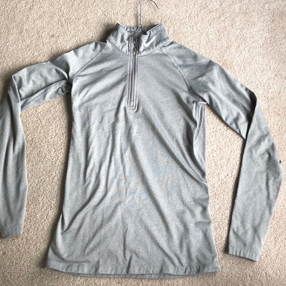 Gray Nike 1/4 zip